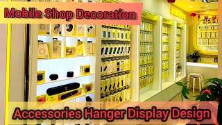 Full Video 👇👇Mobile Cover Accessories Hanger Stand mobileshop decoration shorts youtubeshorts [upl. by Brazee]