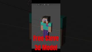 Free Steve Minecraft 3d model download Made by Jay Gamerz [upl. by Noremak]