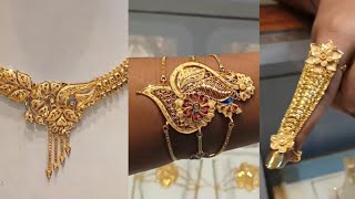 Gold Ornaments design  Swarnoyug Gems amp Jewellersgold wedding Jewellery [upl. by Penni]