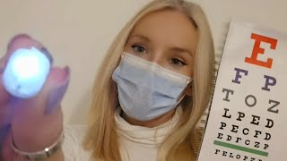 ASMR Eye Doctor  Opticians Visit  Medical Roleplay  Soft Spoken  Up Close Asmr [upl. by Nylaras]