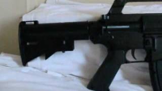 Spring Airsoft Gun WELL M16A4 [upl. by Dnomsaj]