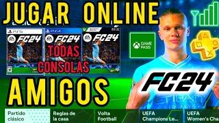 Como JUGAR ONLINE con AMIGOS en FC 24 PS4 PS5 XBOX NINTENDO SWITCH ✅ [upl. by Dyolf984]