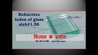 Refractive index of glass slab refractive refractionoflight1million slab snellslaw easy [upl. by Pedaias]