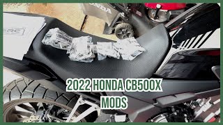 2022 HONDA CB500X Mods 1 [upl. by Chris]