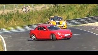 Highlights Nordschleife Touristenfahrten 3815 Almost Crash ACTION Drifts amp Close Call [upl. by Hilaria]