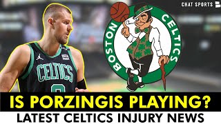 NEW Kristaps Porzingis Injury UPDATE Porzingis PLAYING In Game 3 Of NBA Finals Celtics News [upl. by Supen270]