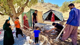 🏕️🍝quotAmirs Family Cementing the Farmyard Delicious Pasta Time with Soghra and Mahinquot [upl. by Hoehne]