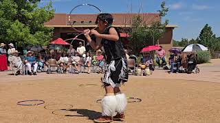 3RD ANNUAL NAKOTAH LARANCE YOUTH HOOP DANCE CHAMPIONSHIP 2024  Apaolo Benally Aug 4 2024 [upl. by Nnoved5]