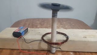 How to Make Fidget Spinner Electric Motor Electromagnetic Coil [upl. by Eddi]