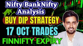 NIFTY PREDICTION FOR TOMORROW amp BANKNIFTY ANALYSIS FOR 17 OCT 2023  MARKET ANALYSIS FOR TOMORROW [upl. by Eeram]