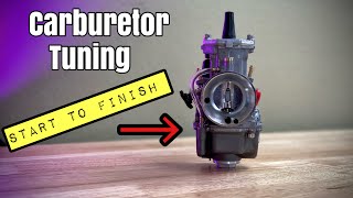 HOW TO TUNE A CARB  CARBURETOR step by step guided [upl. by Cordeelia]