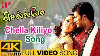 Chellame Tamil Movie Songs  Chella Kiliyo Video Song 4K  Vishal  Reema Sen  Bharat [upl. by Acsecnarf]