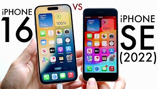 iPhone 16 Vs iPhone SE 2022 Comparison Review [upl. by Annail]