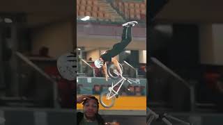 WOULD YOU TRY THIS FOR 1MILLION DOLLARS ‼️🤯 bmx automobile mtb edit dirtbiking bikems wmx [upl. by Stretch]