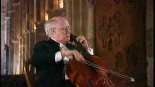 Rostropovich Plays Bach 1iii Courante [upl. by Ecinert]