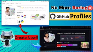 How to create Professional Github Readme Profile Step By Step [upl. by Maice559]