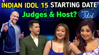 Indian Idol Season 15  Judges Name and Starting Update  Indian Idol 2024 [upl. by Nonnair]