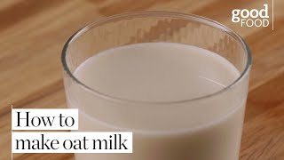 How to make oat milk [upl. by Dnallor832]