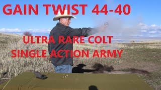 Gain Twist quotPre Frontierquot 4440 Colt Single Action Army [upl. by Nnylsoj]