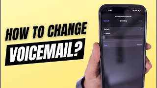 How to Change your Voicemail on iPhone [upl. by Ahsitil780]