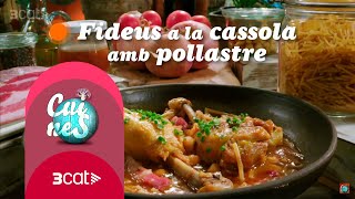 Fideus a la cassola amb pollastre  Cuines [upl. by Lihkin]