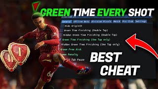 HOW TO DO GREEN TIME FINISHING ON ALL YOUR SHOTS  CHEAT FC25 [upl. by Coke126]