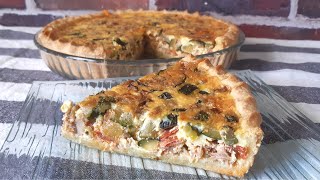 Quiche au thon et aux courgettes 292 [upl. by Rey996]