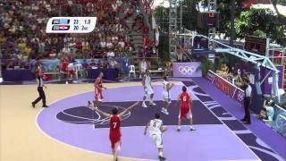 Croatia vs Greece  Mens Basketball Semifinal  Singapore 2010 Youth Games [upl. by Hevak]