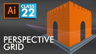 Adobe Illustrator  Perspective Grid  Class 22  Urdu  Hindi [upl. by Nicki]