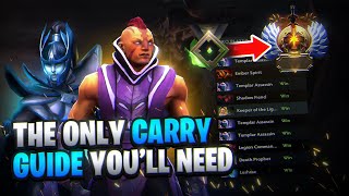 How to Play Carry amp get IMMORTAL NO BS  Full Guide Dota 2 [upl. by Perrie]