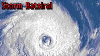 Cyclone Batsirai Satellite Imagery  Madagascar Landfall [upl. by Acissev]