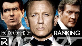 James Bond Movies Ranked By Box Office Performance [upl. by Blanche535]