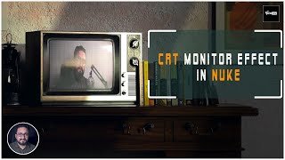 HOW TO CREATE CRT MONITOR EFFECT IN NUKE  VFX VIBE [upl. by Ennovi]