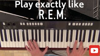 REM Nightswimming tutorial for piano [upl. by Bathelda]