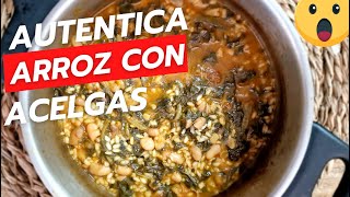 Receta La auténtica receta del arròs amb bledes arroz con acelgas que no llevaba patata [upl. by Sirromad66]