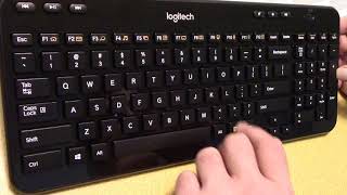 Logitech Wireless Keyboard K360 Open Box [upl. by Oirelav]