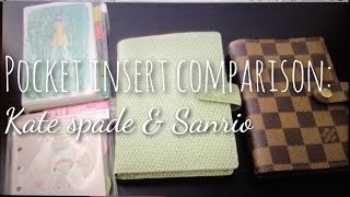 Pocket Planner Insert Comparison Pocket Filofax amp Louis Vuitton Pm Small Agenda [upl. by Klimesh]