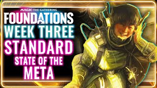 MTG Standard Deck Tier List for Foundations Week Three  MTG Rebellion State of the Meta [upl. by Norword]