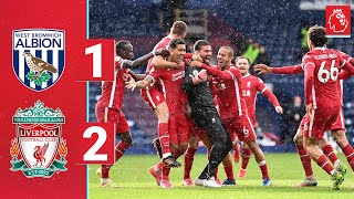 Highlights West Brom 12 Liverpool  ALISSON heads the winner in injury time [upl. by Hoehne]