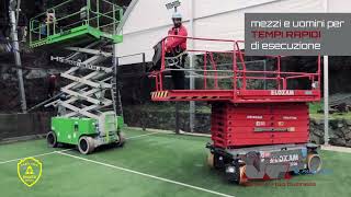 Amaranto Idea  Installazione coperture campi di Padel ad Arenzano [upl. by Rogers]