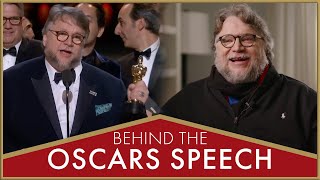 Guillermo del Toro  Behind the Oscars Speech [upl. by Eshelman]