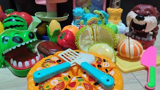 Live 🌈 Satisfying Cutting amp Peeling of Toy Foods 🍕🧅🫑 shorts viralshorts satisfying asmrtoys [upl. by Avehs]