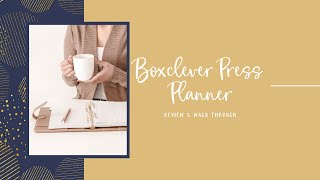 Box Clever Press Planner  Review  Walk Through [upl. by Jenine924]