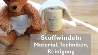 Stoffwindeln I Material Techniken Reinigung [upl. by Kuehnel208]