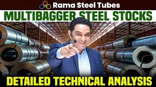 Rs10 का Multibagger Steel Stock  Rama Steel Tubes Ltd News  Technical Study realscalpervipul [upl. by Mylan]