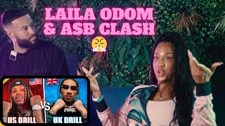 ASB amp Laila Odom disagree😤 “Nobody from America wannabe like a Londonerquot [upl. by Orlando]