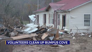 Volunteers help clean up Bumpus Cove after flooding [upl. by Eseuqcaj]