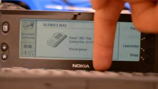 Nokia 9110 Mobile Music Multitasking DOS 1998 year [upl. by Notrab417]