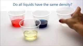 Density Science Experiement for Kids [upl. by Mcfadden]