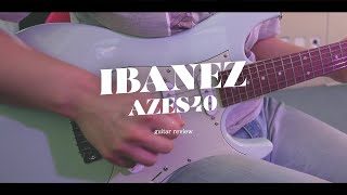 아이바네즈 AZES 40 일렉기타 리뷰  Ibanez AZ Essential Guitar Review [upl. by Aiepoissac]